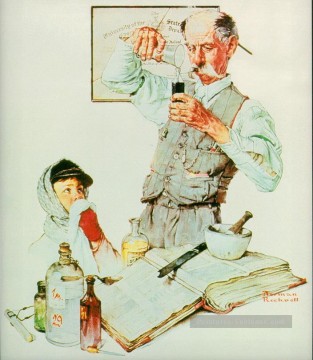 Norman Rockwell œuvres - le droguiste Norman Rockwell